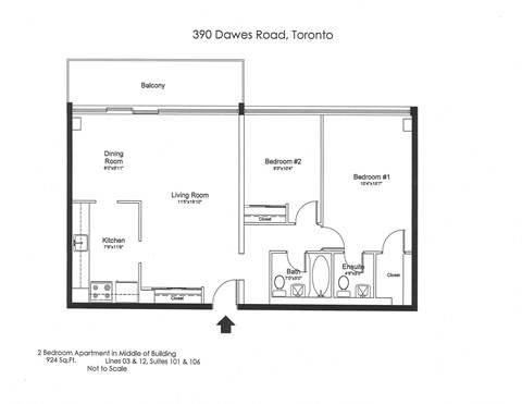 390 Dawes Road 1-3 Beds Apartment for Rent - Photo Gallery 15